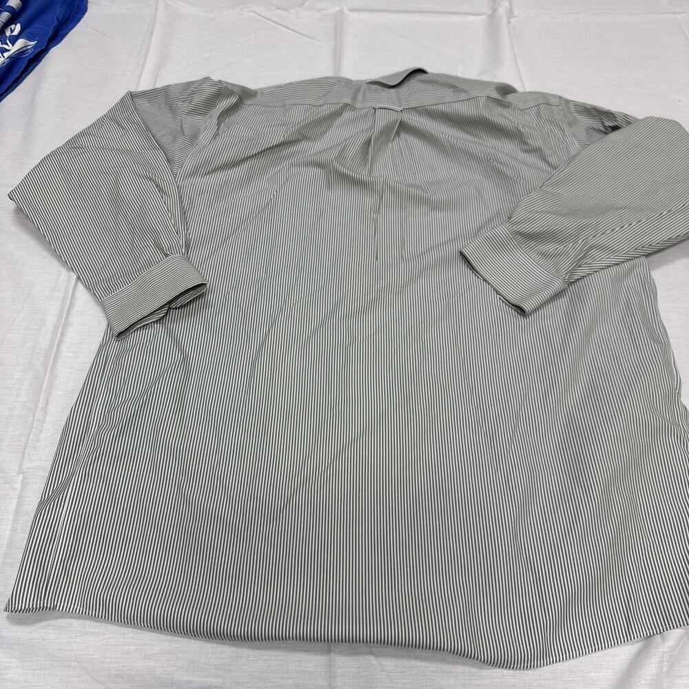 Roundtree & Yorke Gold Label Shirt Mens 16 1/2 Fitted EZ Wash Twill Business - Picture 3 of 3